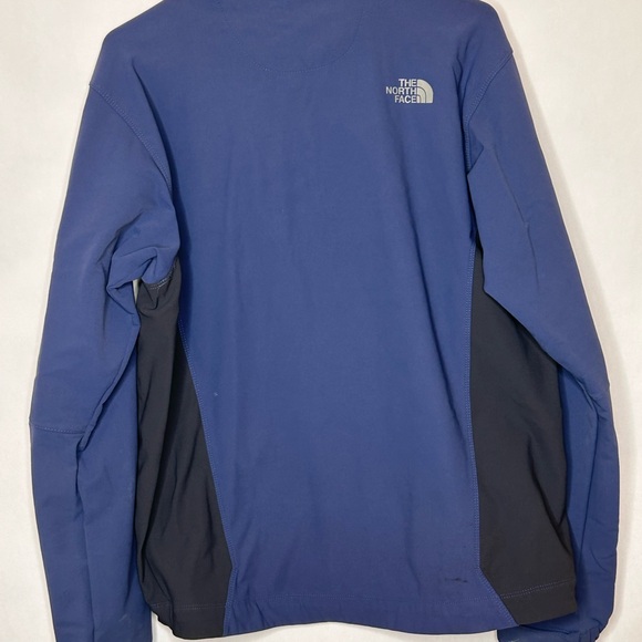 North Face Men’s Size Large full front zip jacket , large front zip pockets Blue - Picture 3 of 11